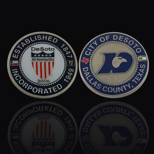 What material is used to make challenge coin?