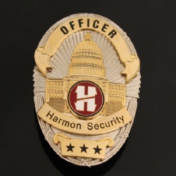 Police badge with detachable design