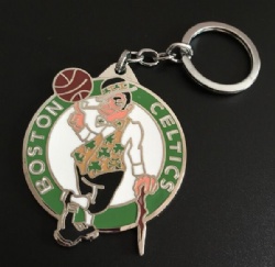 keyring with badge